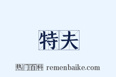 特夫是什么意思的图片